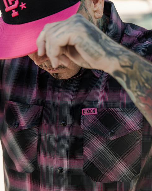 MIDNIGHT VICE BAMBOO SHORT SLEEVE BUTTON UP - MENS